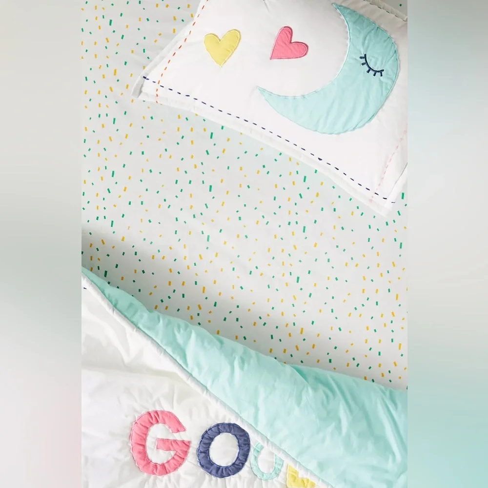 New🌟Anthropologie Confetti Crib Sheet